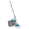 Mop Giratório Fit FlashLimp com Balde Cinza e Verde - 2