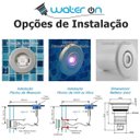 Ver imagem 5 de Kit Iluminação Piscina 2 Refletores 12w Led RGB + Controladora WiFi SMART - Water ON