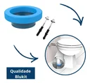 Ver imagem 2 de Anel Cera Vaso Sanitário Guia e 02 Parafusos Bucha 10 Blukit