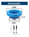 Ver imagem 6 de Anel Cera Vaso Sanitário Guia e 02 Parafusos Bucha 10 Blukit