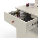 Ver imagem 3 de Penteadeira Camarim Di 2 Gavetas + 1 Porta Cor Off White Pt