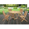 Mesa Dobrável em Madeira Maciça Quadrada 90cm Primavera  - 2