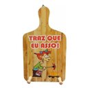 Ver imagem 1 de Placa Tábua de Carne Porta Guardanapo - Traz Que Eu Asso