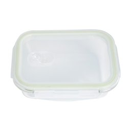 Pote Hermético de Vidro Transparente e Azul 640ml - 5