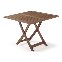 Mesa Dobrável em Madeira Maciça Quadrada 90cm Primavera  - 1