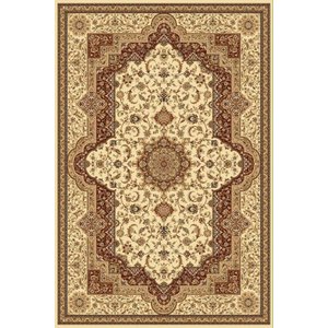 TAPETE ALANYA DES 02 BEGE / BEGE 2,40M X 3,00M - GLBOAL DECOR