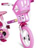 Bicicleta Colli Girl Cadeirinha Aro 12 Com Rodas de Apoio Cestinha Freio V-Brake Branco - 3