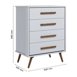 Jogo de Quarto Infantil Q Encanto Retrô Cômoda 4 Gavetas e Berço Cinza - Qmovi - 4 Jogo de Quarto Infantil Q Encanto Retrô Cômoda 4 Gavetas e Berço Cinza - Qmovi - 4