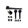 Porta de Correr Branco Prime 210x90 Kit Celeiro Preto - 3