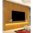 Ver imagem 3 de Painel para Tv Ripado com Led Nobre - Gelius Móveis