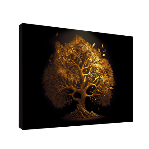 Quadro Árvore da Vida Gold -- BR ARTES
