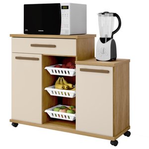 Armário de Cozinha com Fruteira Teresina Arte Móveis:off/cinamomo