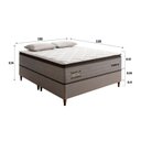 Ver imagem 3 de Cama Box King Valery Pkt 20Eps Molas Ensacadas Invertido Luxo