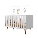 Ver imagem 7 de Quarto de Bebê Completo Retrô Berço 3 em 1 Cômoda Guarda Roupa Melinda