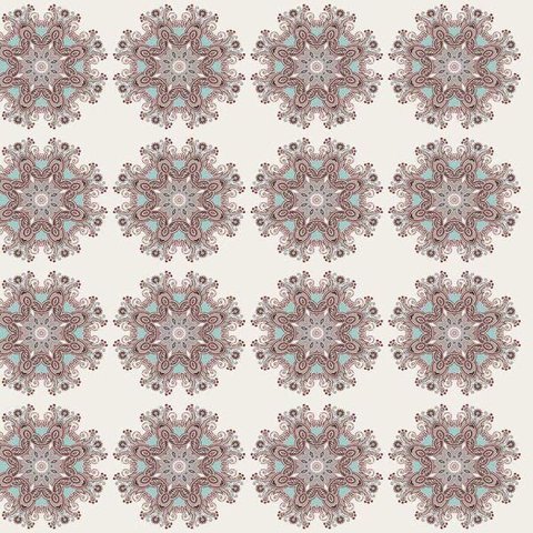 Tecido Adesivo Mandala Ornamental
