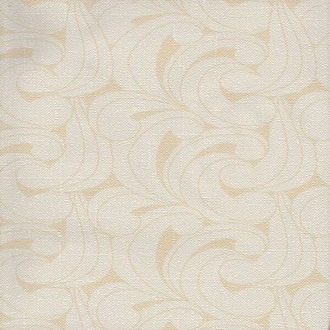 Papel de Parede Ondas Bege 52cm X 10m Harmonia