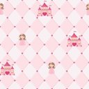 Ver imagem 1 de Papel de Parede Princesas Rosa 52cm X 10m Novo Encanto