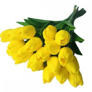 Buque de Tulipas Amarelo Real Ao Toque com 10 Unidades