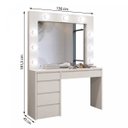 Ver imagem 4 de Penteadeira Camarim Berlim Plus Mavaular