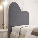 Ver imagem 2 de Cabeceira Orgânica Cama Box Solteiro Sea 90cm com Frame Bouclé Cinza Escuro - Abmaza