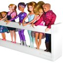 Ver imagem 2 de 2 Prateleira organizadora bonecas Barbie brinquedo 60x20x7