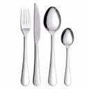 Ver imagem 1 de Conjunto 16 Talheres Inox Aco 18/0 com Faca de Churrasco e Cabo Anatomico