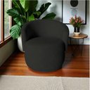Ver mais imagens de Poltrona Decorativa Beatriz Orgânica Suede Preto