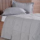 Ver imagem 2 de Edredom Casal Toque de Plumas 260 Fios New 180x220cm Platina