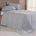 Ver imagem 1 de Edredom Casal Toque de Plumas 260 Fios New 180x220cm Platina