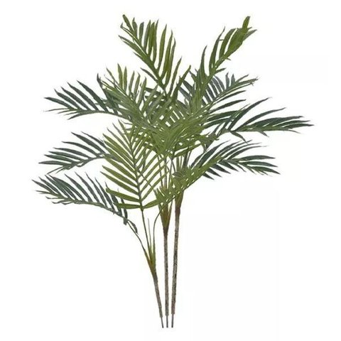 Árvore Artificial Palmeira Areca Real Toque Verde 90cm