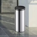 Ver imagem 3 de Lixeira Automática com Sensor 40L Aço Inox Abertura por Sensor Inox Globalmix