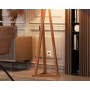 Ver imagem 5 de Luminária Abajur Tripé Ibiza Sala Quarto Leitura Closet Pés Madeira N&e Loja Off White