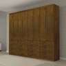Guarda-Roupa Casal 8 Portas 12 Gavetas Premium Benetil Móveis Rovere - 2