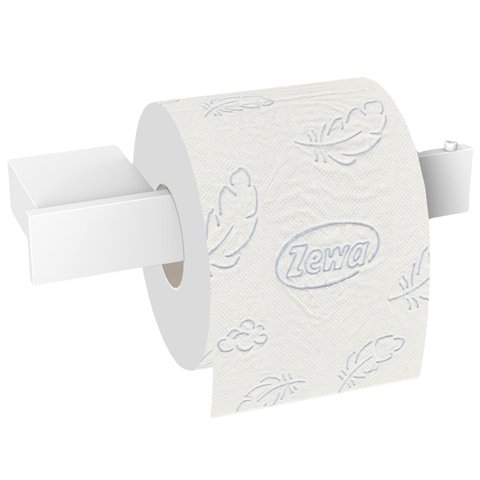 Porta Papel Higiênico Dupla Fixação Parede Branco F.master