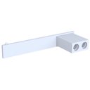 Ver imagem 5 de Porta Papel Higiênico Dupla Fixação Parede Branco F.master