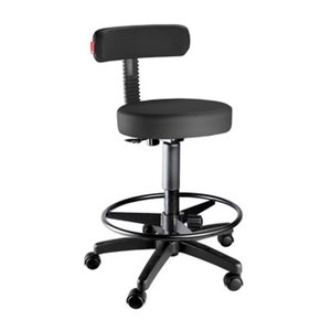 Cadeira Mocho Alto Slim com Apoio para Os Pés