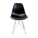 Ver imagem 5 de Conjunto 4 Cadeiras Eames Pp Preto Eiffel Cromada
