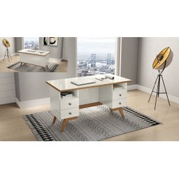 Mesa Escritório com 4 Gavetas C720 - Dalla Costa - 3 Mesa Escritório com 4 Gavetas C720 - Dalla Costa - 3