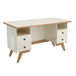 Mesa Escritório com 4 Gavetas C720 - Dalla Costa - 1 Mesa Escritório com 4 Gavetas C720 - Dalla Costa - 1