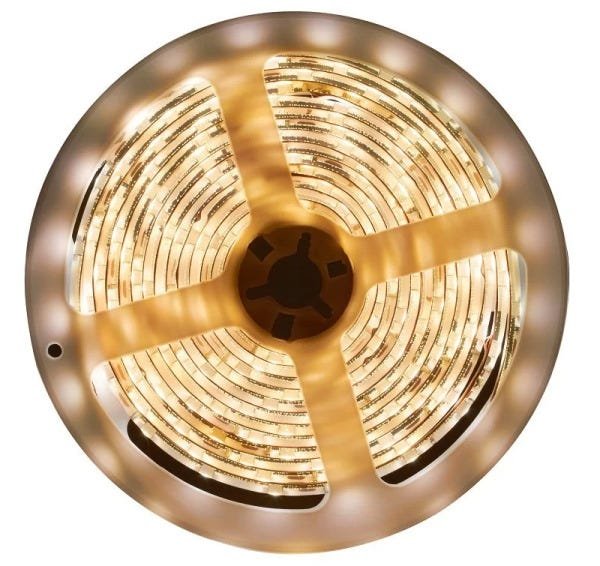 Fita de Led 5 metros 8W + Fonte Bivolt Marca AVANT Original - Branco Frio - 4