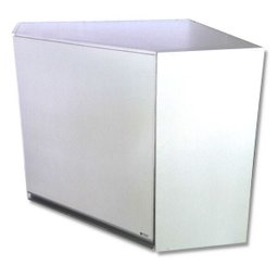 Armário Suspenso Aéreo Basculante Canto 45 Graus Escritório Cozinha 100% MDF - 4