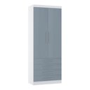 Ver imagem 1 de Guarda Roupa Roupeiro Modulado Alpes 2 Portas 4 Gavetas - Módulo Alpes - Luciane:azul
