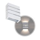 Ver imagem 5 de Arandela Slim Alumínio 3 Frisos Externa Branca + LED G9 5W Branco Frio ST2772