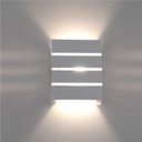 Ver imagem 4 de Arandela Slim Alumínio 3 Frisos Externa Branca + LED G9 5W Branco Frio ST2772