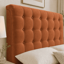 Ver imagem 3 de Cabeceira Ana Estofada Veludo p/ Cama Box Casal Queen 160cm Quarto