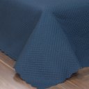 Ver imagem 3 de Kit Cobreleito e Lençol Liberty Queen com Almofadas 8 Peças:azul
