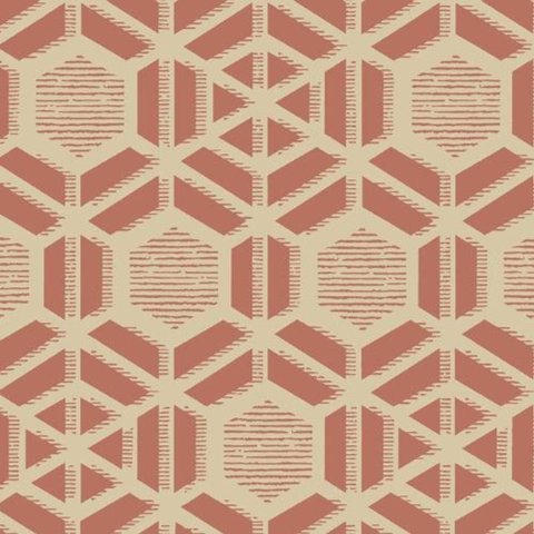 Papel de Parede Capri Geométrico Dourado 190512606