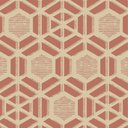 Ver imagem 1 de Papel de Parede Capri Geométrico Dourado 190512606