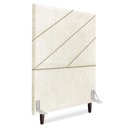 Ver imagem 1 de Cabeceira Solteiro 100 Cm com Frame Cristal Boucle Bege Artte Bege