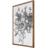 Quadro com Moldura Rústica Árvore em Preto e Branco 70x100 cm - 2